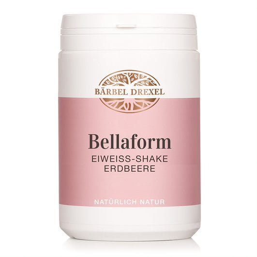 Протеинов Шейк Bellaform Eiweiss-Shake Erdbeere на немската компания Bärbel Drexel е висококачествен продукт, спомагащ за контрол на теглото и апетита oт biobabycare.bg