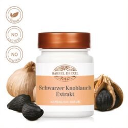 Хранителна Добавка Schwarzer Knoblauch Extrakt на немската компания Bärbel Drexel е първокласен продукт, съдържащ изцяло натурален екстракт от ферментирал черен чесън в подкрепа на сърдечно-съдовата система oт biobabycare.bg