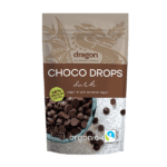 Капки Черен Шоколад на Dragon Superfoods са перфектната комбинация от био какаова маса, какаово масло и кокосова захар oт biobabycare.bg