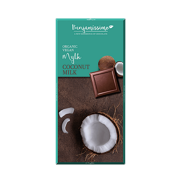 Био Веган Шоколад С Кокосово Мляко - Еволюцията на млечния шоколад 100% растителен, с висококачествено кокосово мляко oт biobabycare.bg