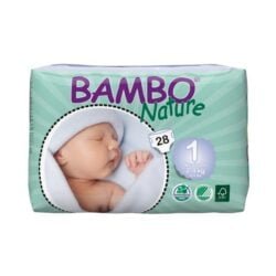 Еко Пелени Newborn - Bambo Nature Newborn са еко пелени за новородени бебета с тегло от 2 кг. до 4 кг. oт biobabycare.bg