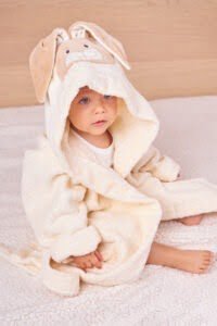 Бебешки Халат с Качулка от 100% Био Памук - Bio Baby