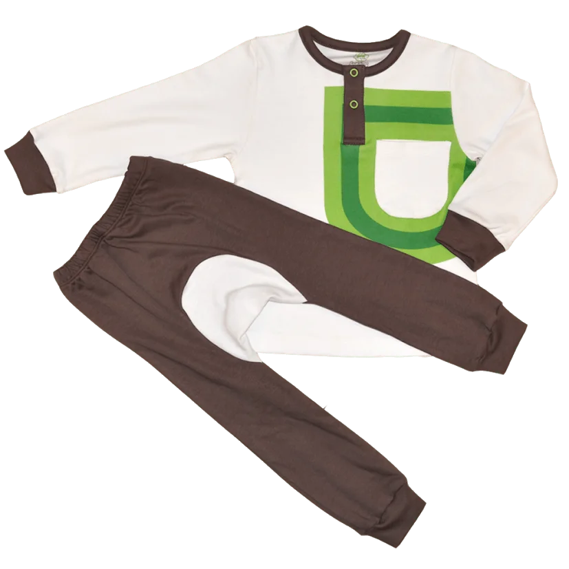 Дизайнерски Сет От 2 Части- Блуза И Панталон от biobabycare.bg