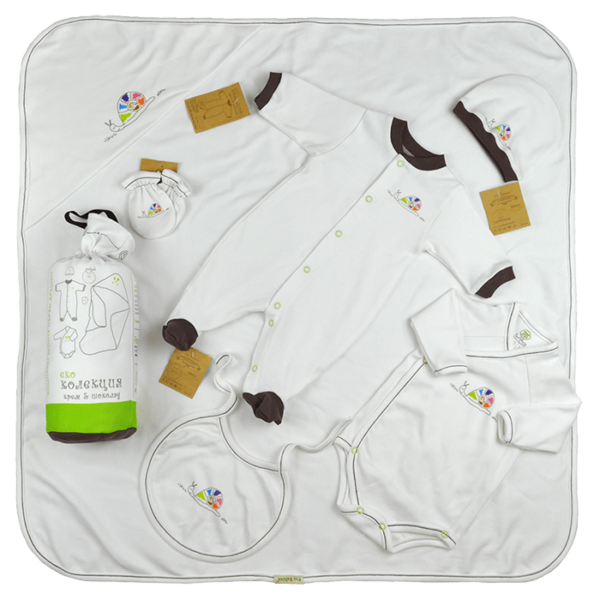 Комплект Моите Първи Дрешки от Органичен Памук от biobabycare.bg
