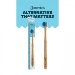 Бамбукова четка за език с твърди влакна. Редовното измиване на езика предотвратява лошия дъх и възпалението на венците от biobabycare.bg