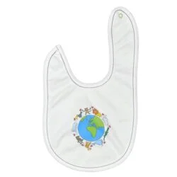 Бебешки лигавник от 100% чист сертифициран органичен памук, не дразнят нежната бебешка кожа от biobabycare.bg