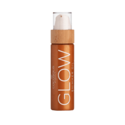 Натурално озаряващо и хидратиращо сухо масло с блестящи частици GLOW от biobabycare.bg