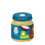 Био пюре с нежна текстура и естествена сладост, дължаща се на вложените Ябълки oт biobabycare.bg