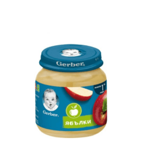 Био Пюре Ябълков Крем 125 г - Gerber