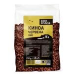 Био киноа червена - има малко по-наситен вкус от бялата и запазва форма си по време на готвене oт biobabycare.bg