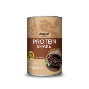 Био Протеинов Шейк с Какао, Ванилия и Еритритол 500 гр - Dragon Superfood