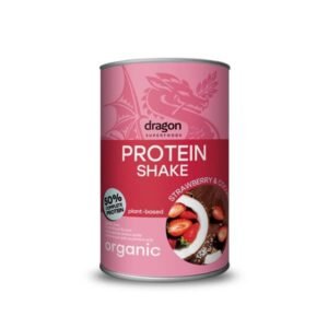 Био Протеинов Шейк с Ягода, Кокос и Еритритол 450 гр - Dragon Superfoods