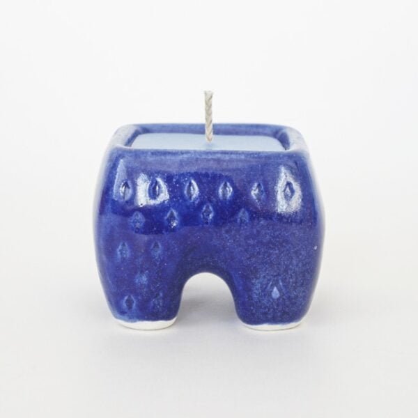 Свещ TEALIGHT - Подходящи за подобряване на настроението! Ръчно изработени керамични съдове за свещи, вдъхновени от култови неолитни предмети от преди 8000 години oт biobabycare.bg