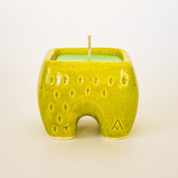 Свещ TEALIGHT - Подходящи за подобряване на настроението! Ръчно изработени керамични съдове за свещи, вдъхновени от култови неолитни предмети от преди 8000 години oт biobabycare.bg