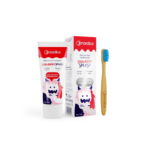 Kids Set Oral Hygiene - Детски комплект от четка и паста за зъби в 9 различни варианта. За ежедневна употреба без флуорид oт biobabycare.bg