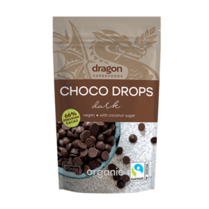 Капки Черен Шоколад 200 гр. - Dragon Superfoods