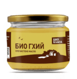 Био Гхий Пречистено Масло от лактоза и казеин краве масло, получено по аюрведична рецепта чрез разтопяване на слаб огън oт biobabycare.bg