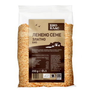 Био Семе Ленено Златно 200 гр. - Био Класа