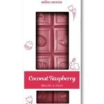 Био Веган Шоколад Малина И Кокос - Нежно усещане за пролетна свежест с вкус на малина и кокос oт biobabycare.bg