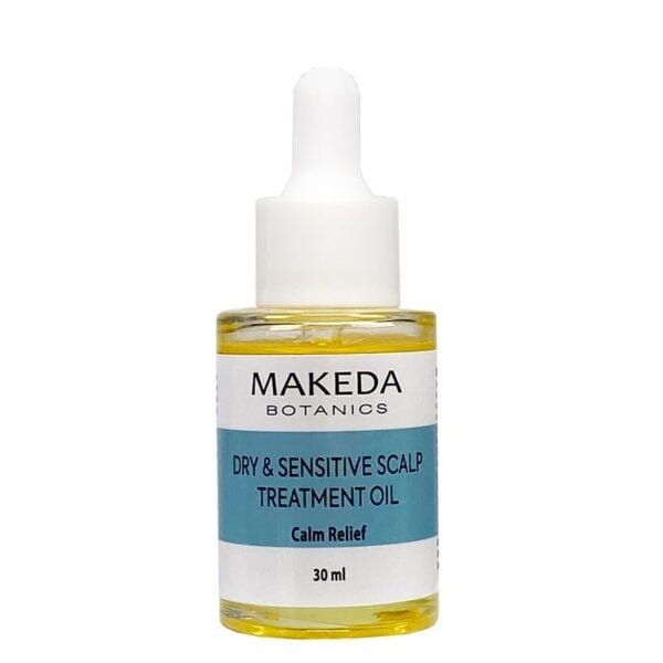 Масло За Сух И Чувствителен Скалп MAKEDA Botanics действа подхранващо и овлажнява като поддържа здравословния хидробаланс oт biobabycare.bg