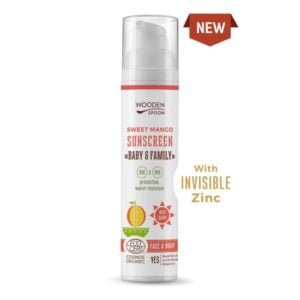 Слънцезащитен Лосион за Лице и Тяло SPF 50 “Sweet Mango”  - Wooden Spoon